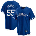 KC.Royals #55 Cole Ragans Player Royal Game Home Edoa Stitched Jerseys