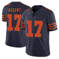 C.Bears #17 Tyson Bagent Player Navy Blue Alternate Vapor Untouchable Limited Edoa Stitched Jerseys