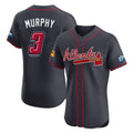 A.Braves #3 Dale Murphy Player Navy 2025 Speedway Classic Limited Elite Home Game Edoa Stitched Jerseys