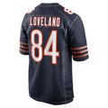 C.Bears #84 Colston Loveland Player Navy Home Game Edoa Stitched Jerseys