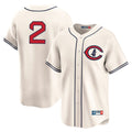 C.Cubs #2 Nico Hoerner Player Cream Field of Dreams Limited Home Game Edoa Stitched Jerseys