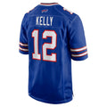 B.Bills #12 Jim Kelly Player Royal Home Game Edoa Stitched Jerseys