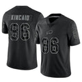 B.Bills #86 Dalton Kincaid Player Black RFLCTV Limited Edoa Stitched Jerseys