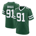 NY.Jets #91 Jowon Briggs Player Green Legacy Home Game Edoa Stitched Jerseys