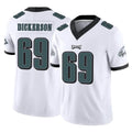 P.Eagles #69 Landon Dickerson Player White Limited Vapor F.U.S.E. Home Game Edoa Stitched Jerseys
