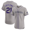 C.Rockies #21 Kyle Freeland Player Gray Limited Elite Home Edoa Stitched Jerseys