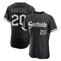C.White Sox #20 Miguel Vargas Player Black City Connect Limited Elite Home Edoa Stitched Jerseys