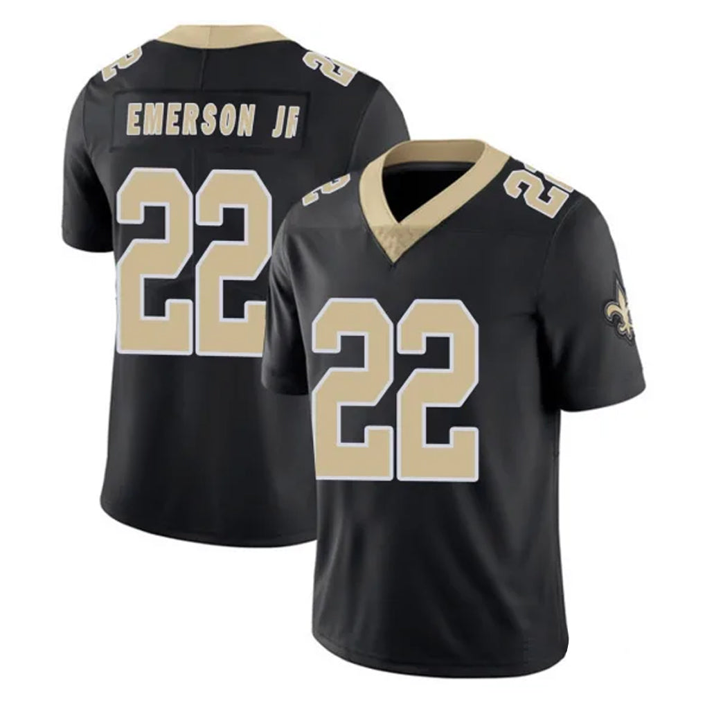 NO.Saints #22 Martin Emerson Jr. Player Black Limited Vapor Untouchable Home Game Edoa Stitched Jerseys