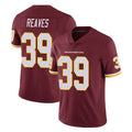 W.Commanders #39 Jeremy Reaves Player Burgundy Limited Team Color Vapor Untouchable Home Game Edoa Stitched Jerseys