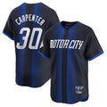 D.Tigers #30 Kerry Carpenter Player Navy City Connect Home Limited Edoa Stitched Jerseys
