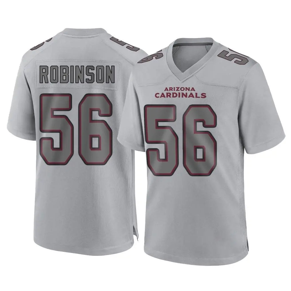 A.Cardinals #56 Darius Robinson Player Gray Atmosphere Fashion Home Game Edoa Stitched Jerseys