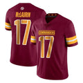 W.Commanders #17 Terry Mclaurin Player Burgundy Limited Vapor Home Game Edoa Stitched Jerseys