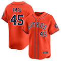 H.Astros #45 Tatsuya Imai Player Orange Home Limited Edoa Stitched Jerseys
