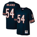 C.Bears #54 Brian Urlacher Player Navy Mitchell & Ness Legacy Replica Edoa Stitched Jerseys