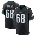 P.Eagles #68 Jordan Mailata Player Black Game Home Edoa Stitched Jerseys