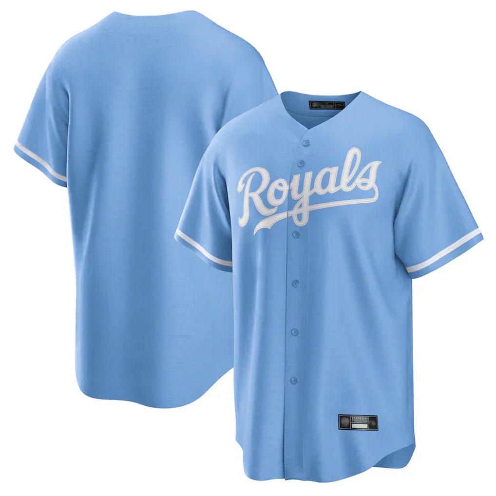 KC.Royals ## Royals Blank Player Light Blue Home Game Edoa Stitched Jerseys