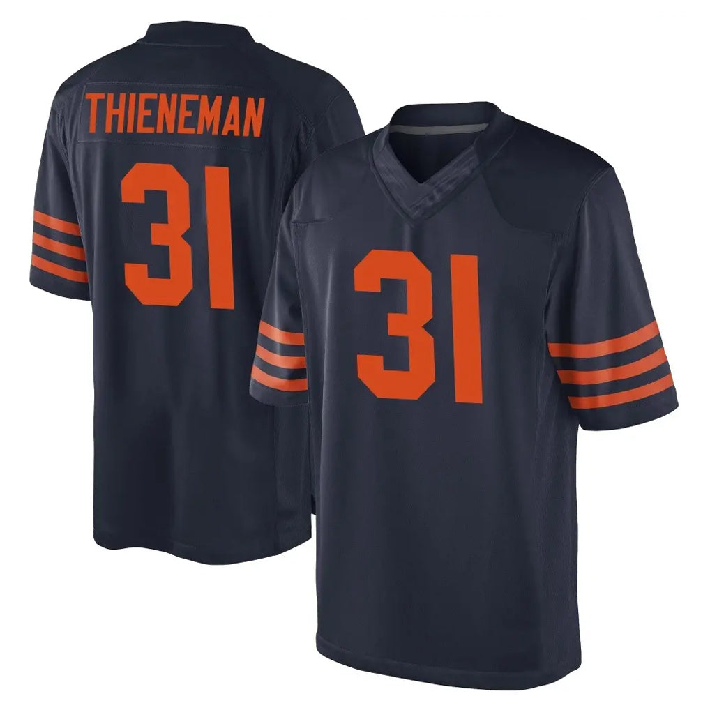 C.Bears #31 Dillon Thieneman Player Navy Blue Alternate Game Edoa Stitched Jerseys