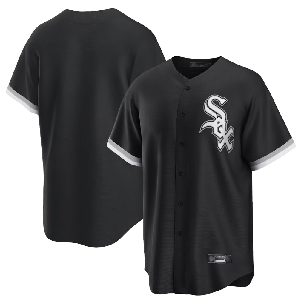 C.White Sox ## White Sox Blank Player Black Home Game Edoa Stitched Jerseys
