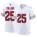 A.Cardinals #25 Zaven Collins Player White Home Game Edoa Stitched Jerseys
