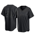 Athletics #25 Brent Rooker Player Black Pitch Fashion T-shirt Home Game Edoa Stitched Jerseys