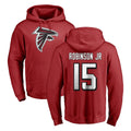 A.Falcons #15 Brian Robinson Player Red Pullover Hoodies Home Game Edoa Stitched Jerseys