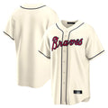 A.Braves ## Braves Blank Player Cream Home Game Edoa Stitched Jerseys