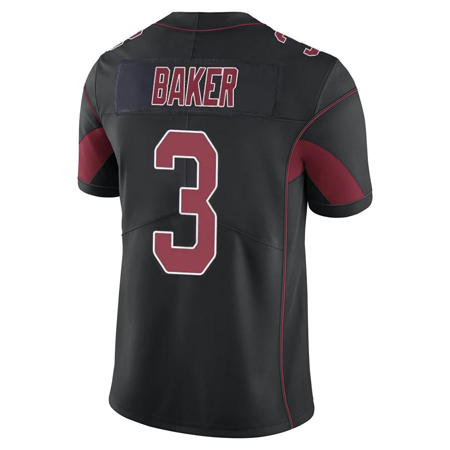 A.Cardinals #3 Budda Baker Player Black Limited Elite Home Game Edoa Stitched Jerseys