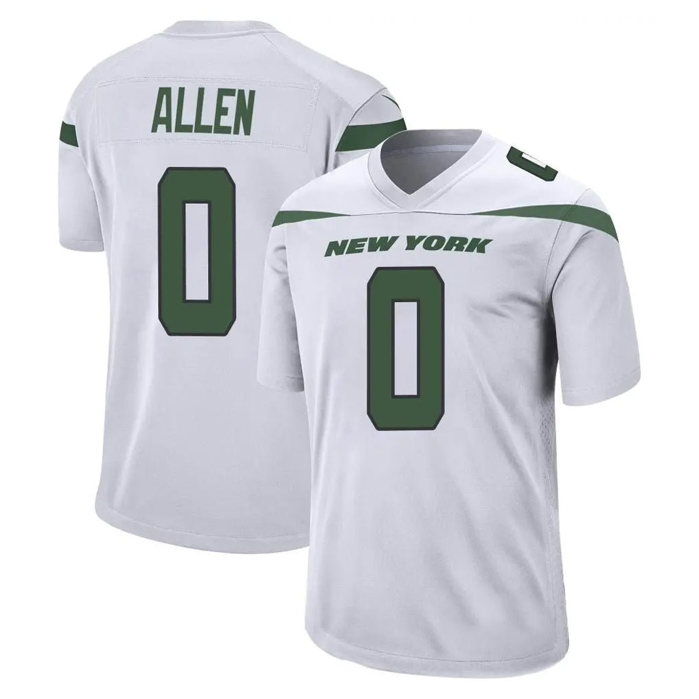 NY.Jets #0 Braelon Allen Player White Spotlight Home Game Edoa Stitched Jerseys