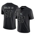 A.Cardinals #97 Walter Nolen III Player Black RFLCTV Limited Home Game Edoa Stitched Jerseys