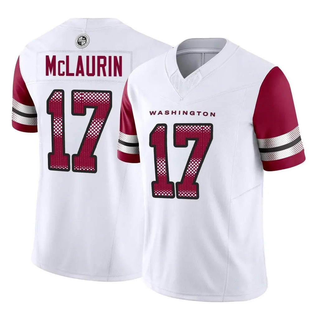W.Commanders #17 Terry Mclaurin Player White Vapor F.U.S.E. Limited Home Game Edoa Stitched Jerseys