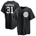 C.Cubs #31 Greg Maddux Player Black Game Edoa Stitched Jerseys