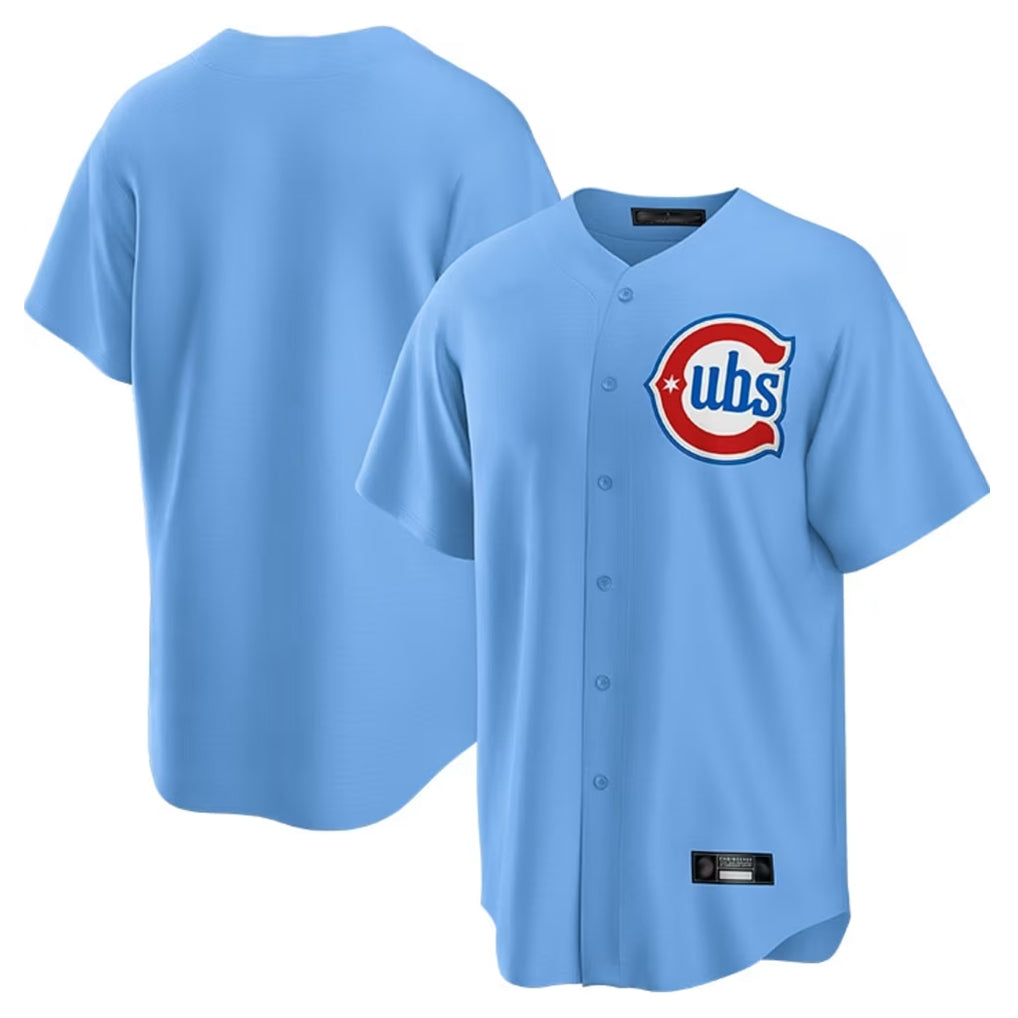 C.Cubs ## Cubs Blank Player Light Blue Home Game Edoa Stitched Jerseys