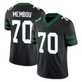 NY.Jets #70 Armand Membou Player Black Limited Legacy Vapor F.U.S.E. Home Game Edoa Stitched Jerseys