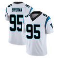 C.Panthers #95 Derrick Brown Player White Vapor Untouchable Limited Game Edoa Stitched Jerseys