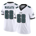 P.Eagles #68 Jordan Mailata Player White Limited Vapor F.U.S.E. Home Game Edoa Stitched Jerseys