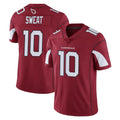 A.Cardinals #10 Josh Sweat Player Cardinal Vapor Limited Home Game  Edoa Stitched Jerseys