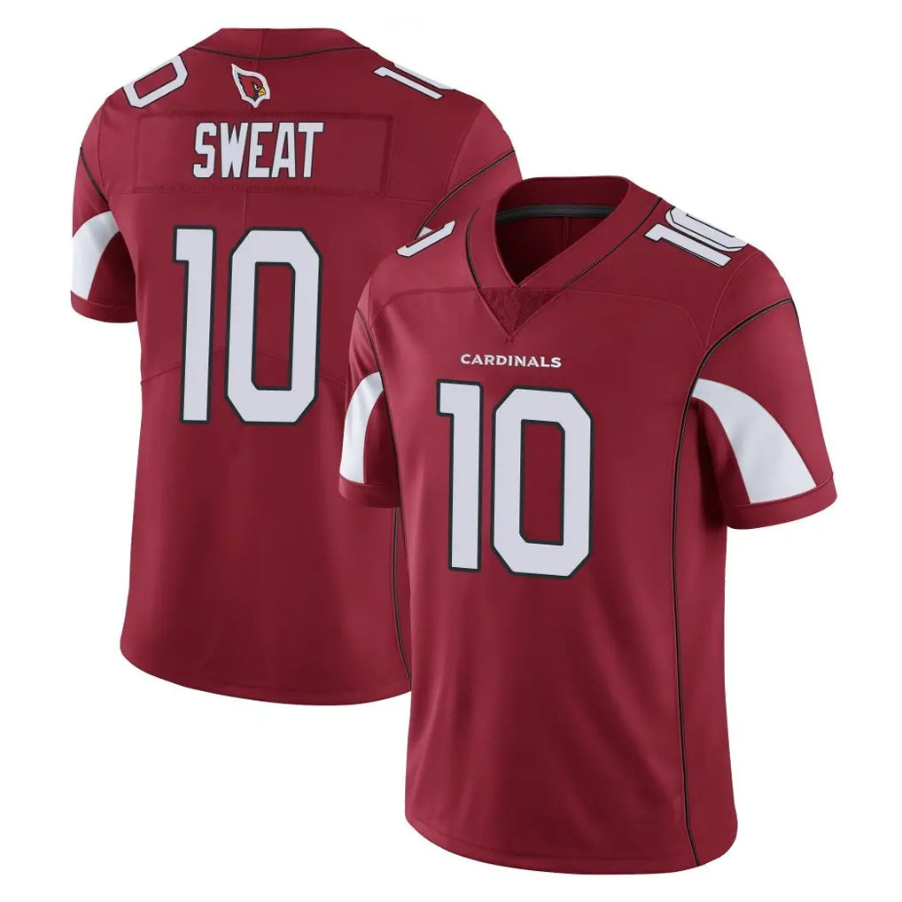 A.Cardinals #10 Josh Sweat Player Cardinal Vapor Limited Home Game  Edoa Stitched Jerseys