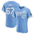 KC.Royals #67 Seth Lugo Player Light Blue Alt Limited Elite Home Edoa Stitched Jerseys