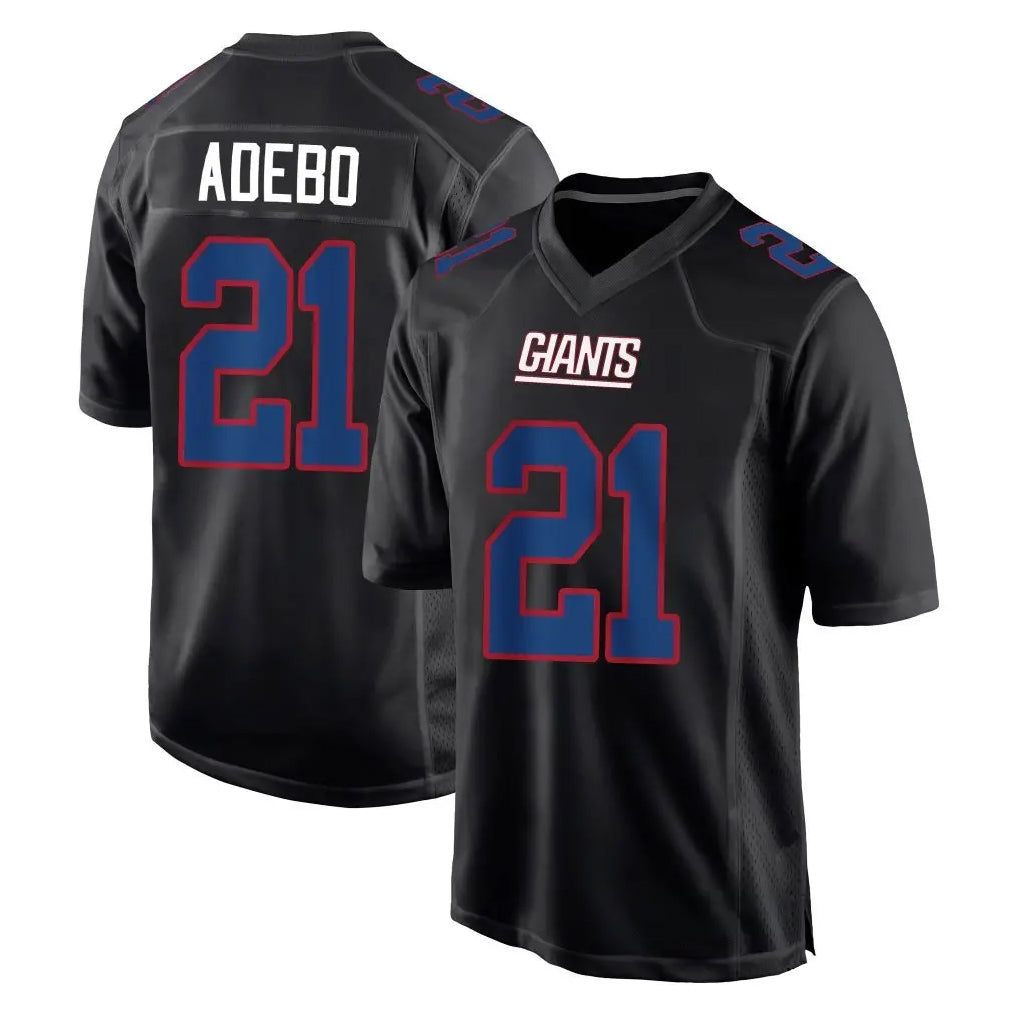 NY.Giants #21 Paulson Adebo Player Carbon Fashion Limited Home Game Edoa Stitched Jerseys