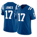 IN.Colts #17 Daniel Jones Player Royal Limited Vapor F.U.S.E. Home Game Edoa Stitched Jerseys