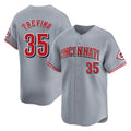 C.Reds #35 Jose Trevino Player Gray Home Limited Edoa Stitched Jerseys