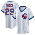 C.Cubs #29 Michael Busch Player White T-shirt Cooperstown Collection Limited Edoa Stitched Jerseys