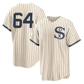C.White Sox #64 Shane Smith Player Cream Field of Dreams Home Game Edoa Stitched Jerseys