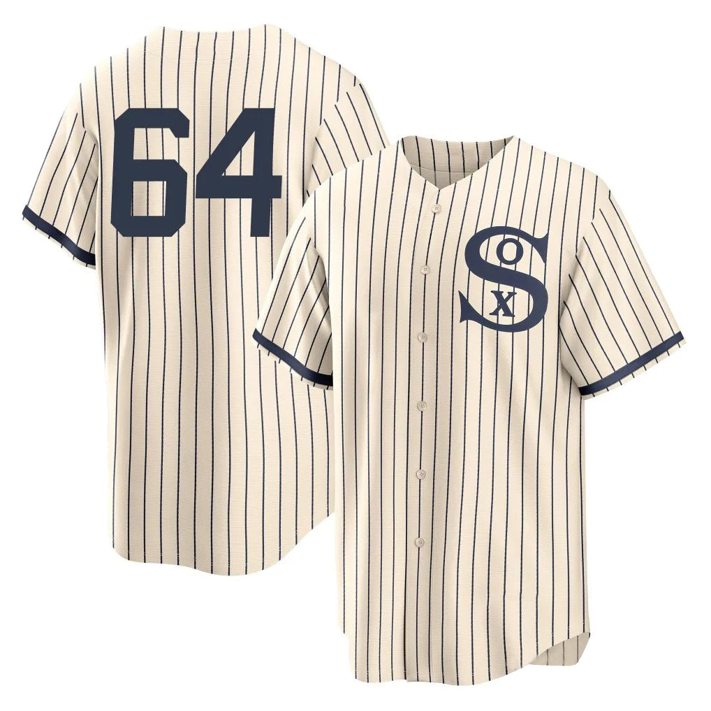 C.White Sox #64 Shane Smith Player Cream Field of Dreams Home Game Edoa Stitched Jerseys