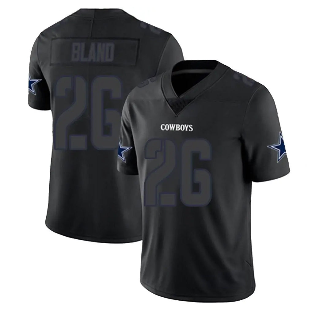 D.Cowboys #26 DaRon Bland Player Black Impact Limited Home Game Edoa Stitched Jerseys