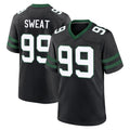 NY.Jets #99 T'Vondre Sweat Player Black Legacy Home Game Edoa Stitched Jerseys