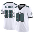 P.Eagles #98 Jalen Carter Player White Limited Vapor F.U.S.E. Home Game Edoa Stitched Jerseys
