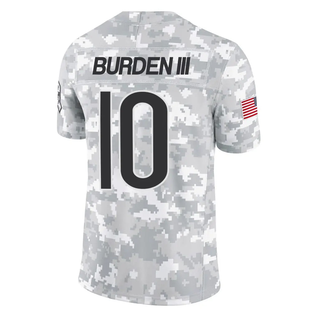 C.Bears #10 Luther Burden III Player Arctic Camo Salute to Service Limited Edoa Stitched Jerseys