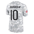 C.Bears #10 Luther Burden III Player Arctic Camo Salute to Service Limited Edoa Stitched Jerseys