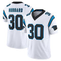 C.Panthers #30 Chuba Hubbard Player White Vapor F.U.S.E. Limited Home Game Edoa Stitched Jerseys